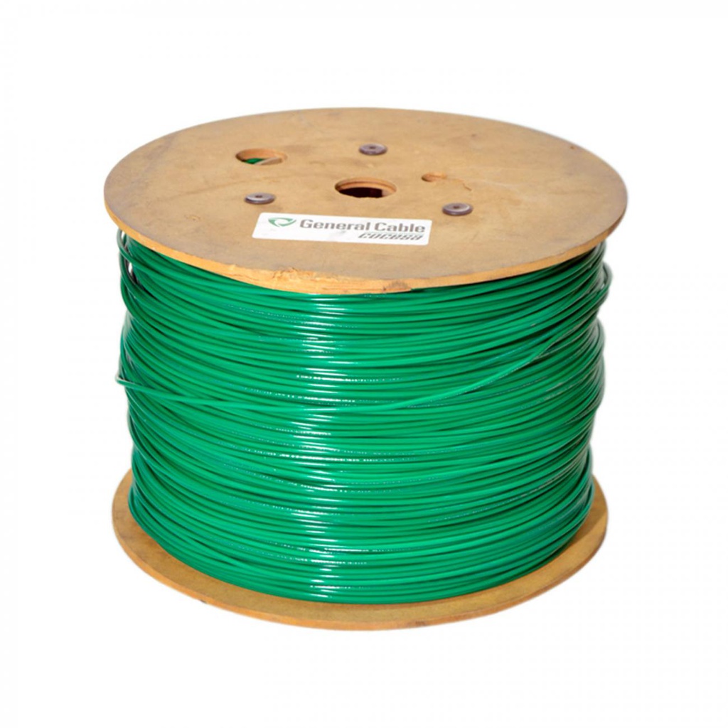 Cable THHN 10 Awg verde bobina 152.4 metros