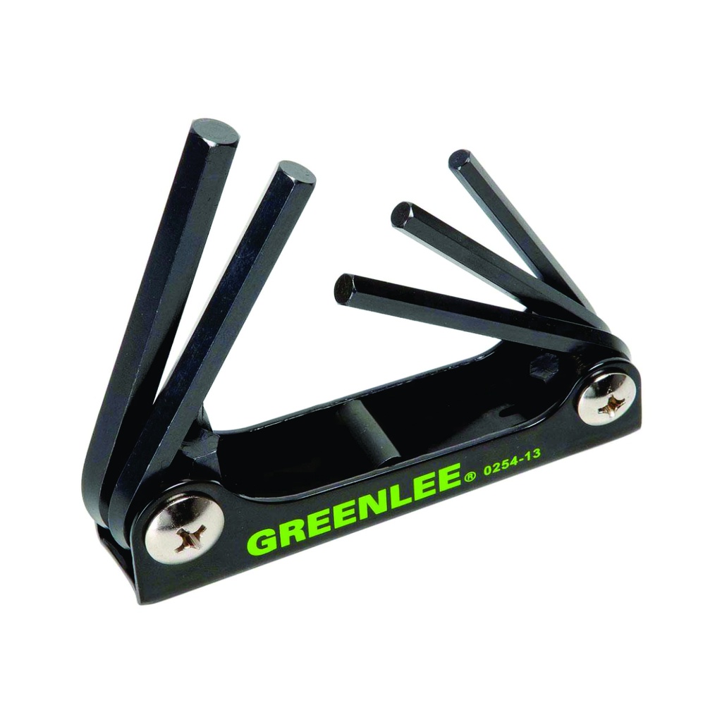 GREENLEE Juego de llaves hexagonales de 5 piezas