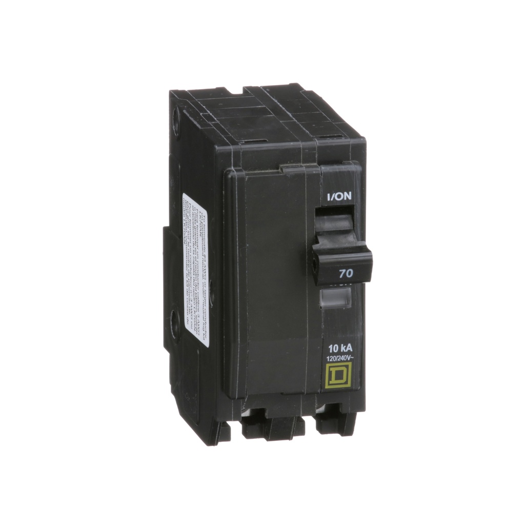 Breaker termomagnético de enchufar QO270, 2P, 70A, 120/240V, 10kA