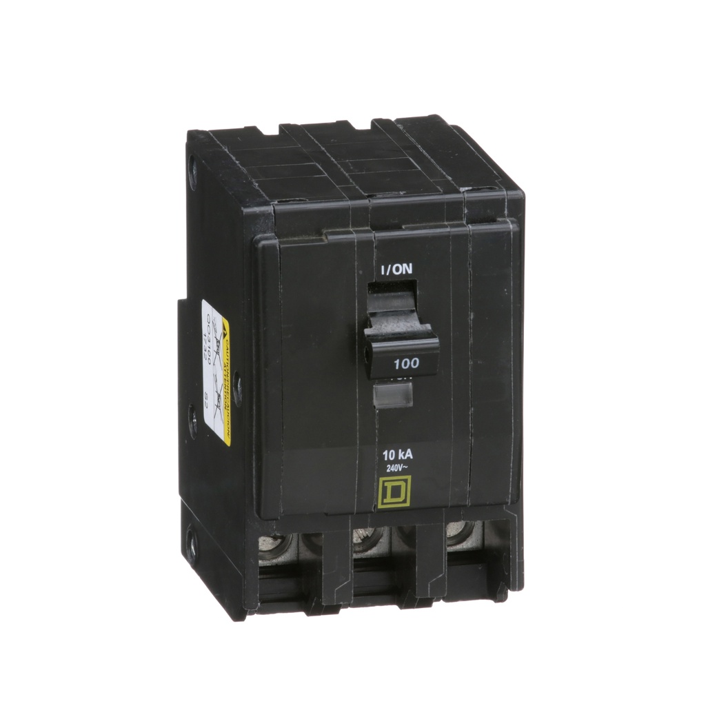 Breaker termomagnético de enchufar QO3100, 3P, 100A, 120/240V, 10kA