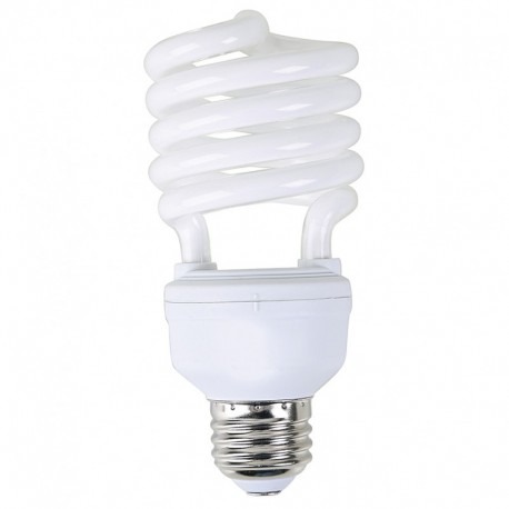 Bombillo ahorrador fluorescente 18W, 120V, 4100K