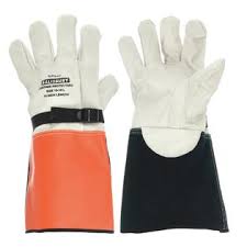 SALISBURY Guantes de cuero de protección ILPG6S, 15", talla10