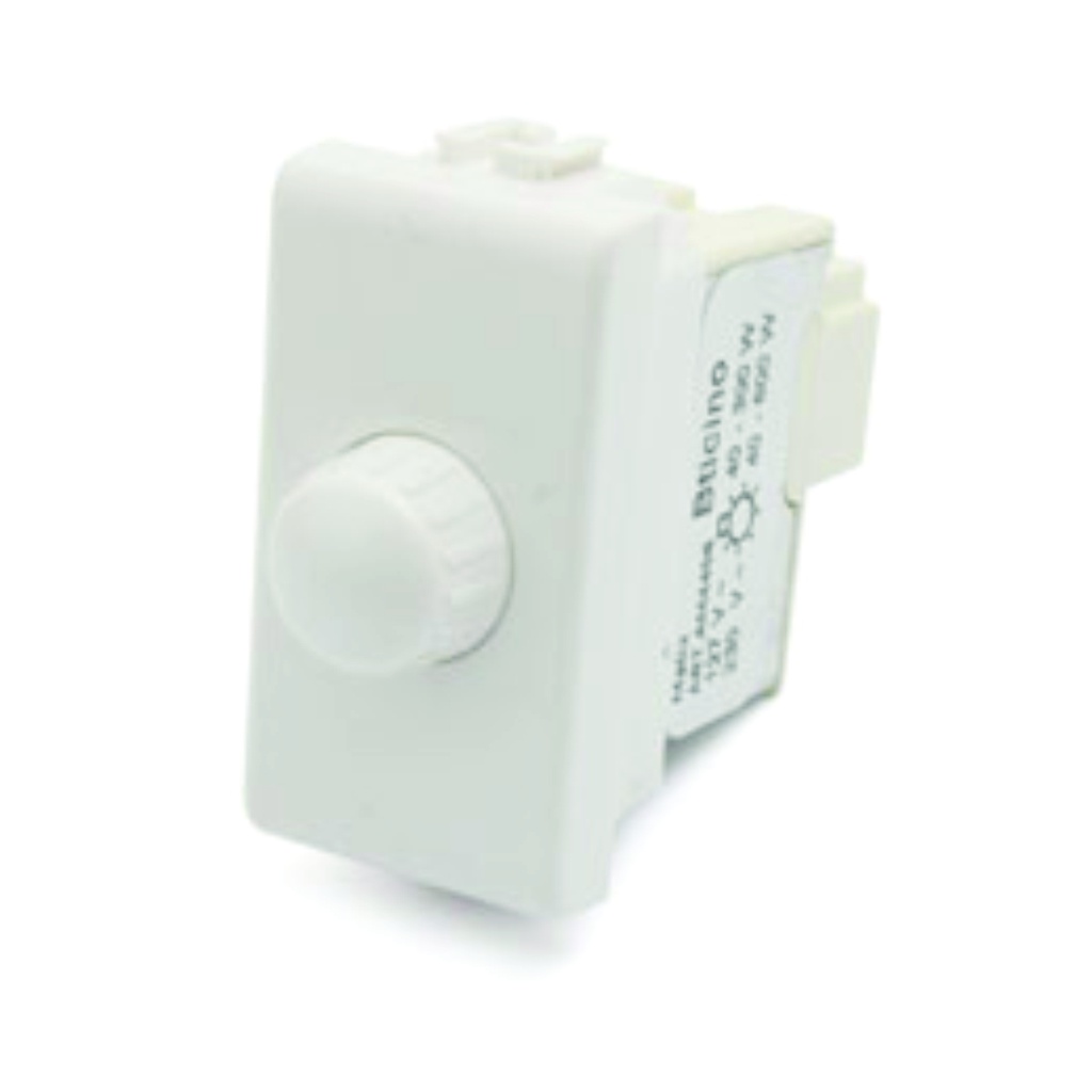 BTICINO Dimmer Matix con perilla rotatoria para cargas resistivas 50-300VA, blanco