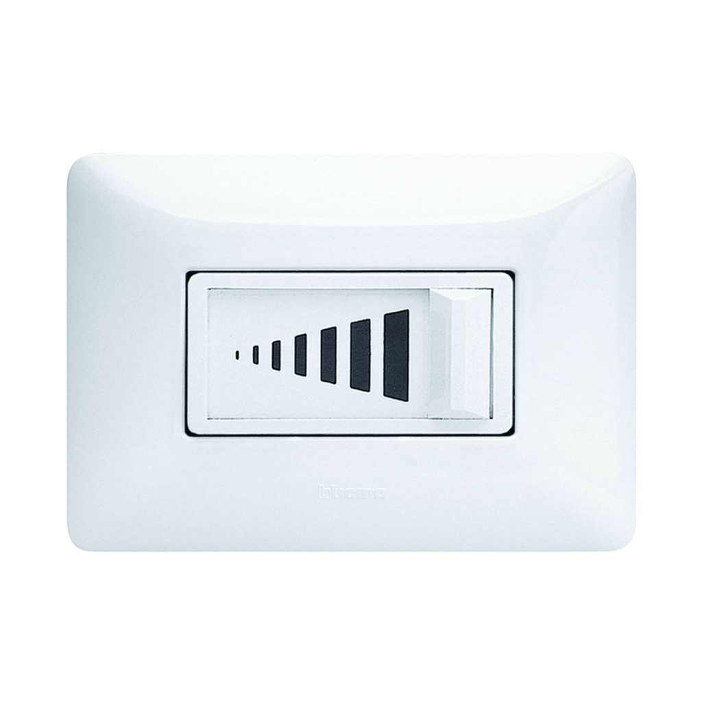 BTICINO Matix Dimmer deslizable para cargas resistivas 1000W, 127/277V,blanco.