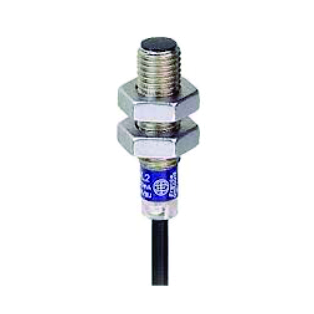 XS608B1NAL2 Sensor de proximidad inductivo XS6 M8, L51mm, acero inoxidable, Sn 2.5mm, 12→48VDC, cable 2 metros, OsiSense XS