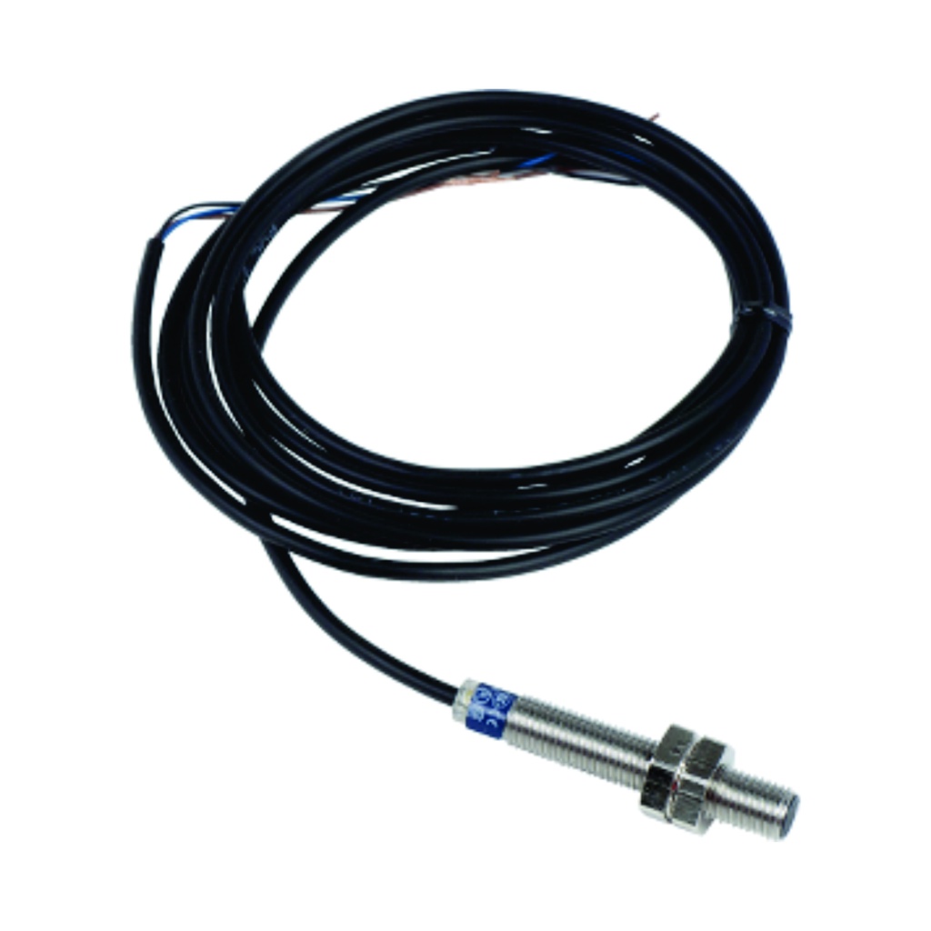 XS608B1PBL2 Sensor de proximidad inductivo XS6 M8, L51mm, acero inoxidable, Sn 2.5mm, 12→48VDC, cable 2 metros, OsiSense XS