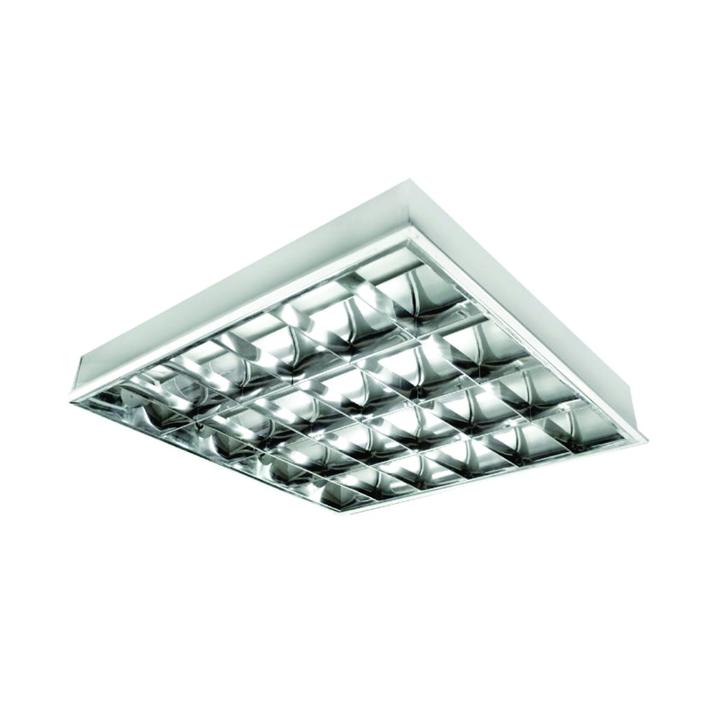 SYLVANIA Luminaria LED 510 Mirror empotrar 2'X2' para 4 tubos