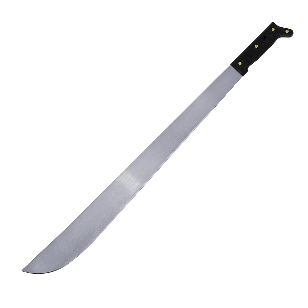 SURTEK Machete recto cacha negra de 18"