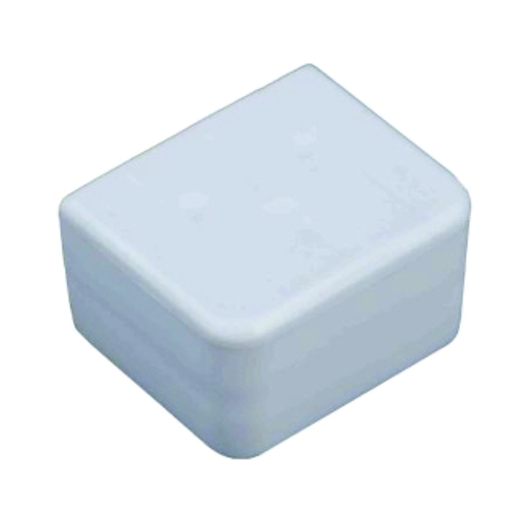 DEXSON Tapa final blanco de 20mm x 20mm