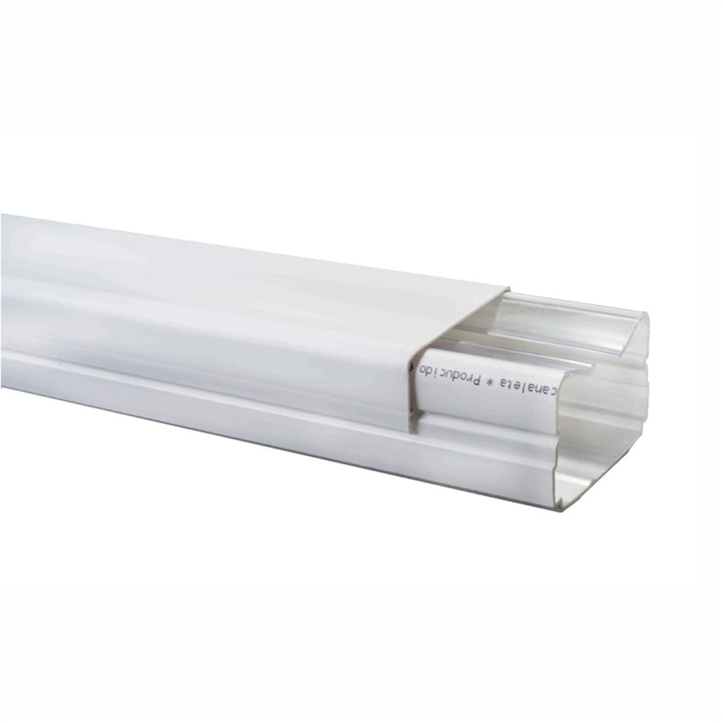 DEXSON Canaleta blanca de 60mm x 40mm x 2 metros