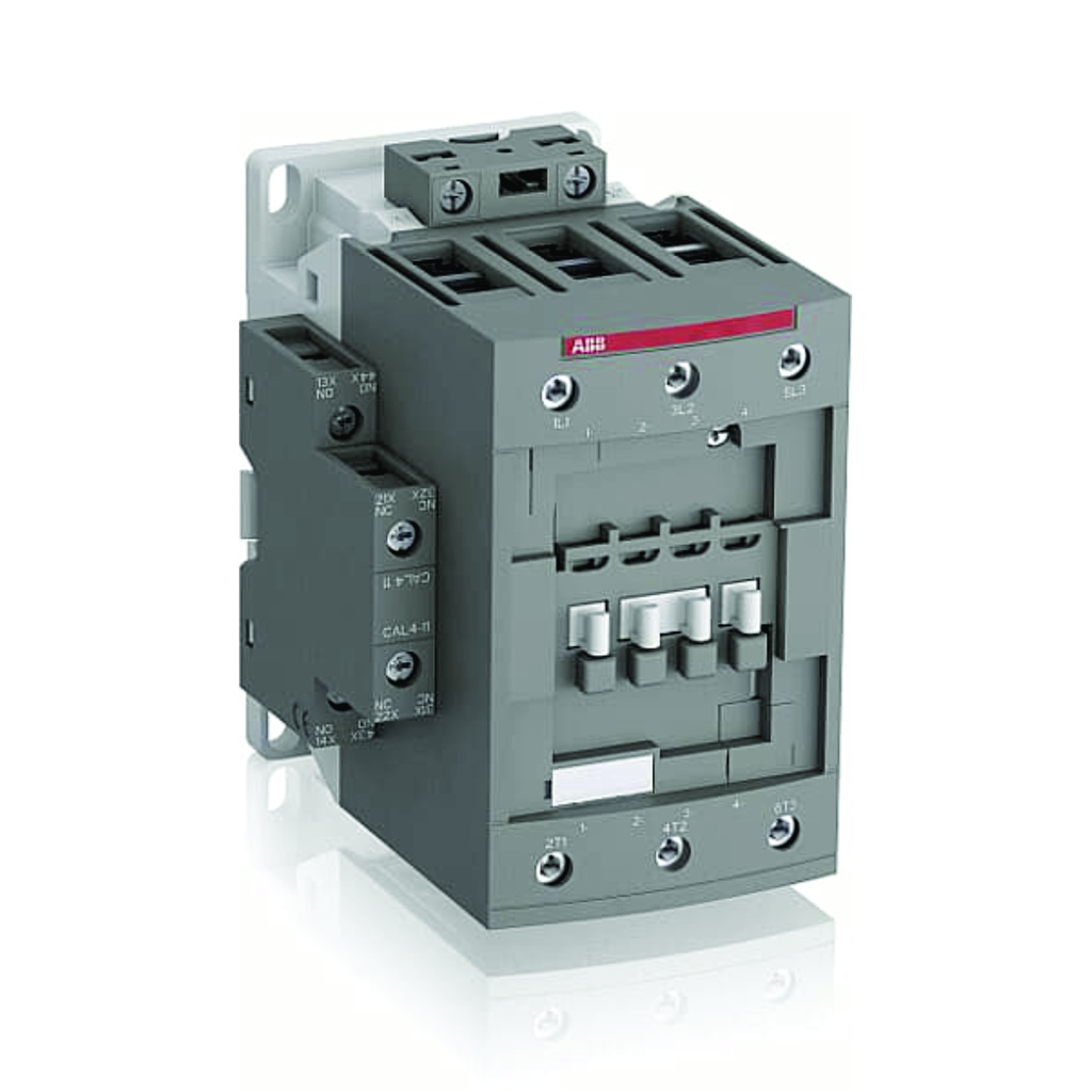 Contactor para riel DIN AF96-30-11-13, 95A, 3P, bobina de 100-250VAC/VDC, 60HZ, 1NO + 1NC