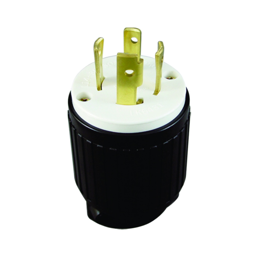 Enchufe Twist-Lock, 30A, 250V, NEMA L14-30P, UL