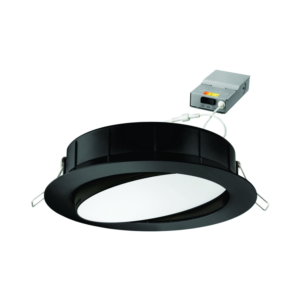 LITHONIA Spot LED 4" redondo WF4, 120V, 3000/4000/5000K switchable, 90 CRI, housing blanco, cardán ajustable