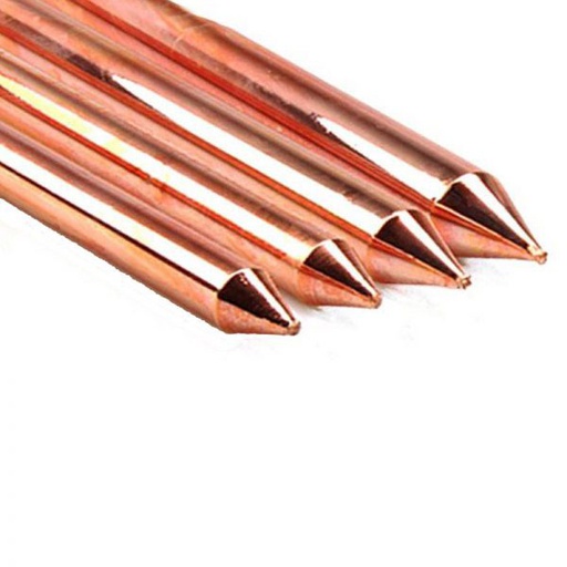 [HYA.01.015] [1/2X6_CU] Varilla de cobre para polo a tierra de ½" x 6'