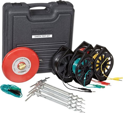 [HER.07.044] [6320-245] Megger 6320-245 Kit de accesorios para medidores de resistencia de tierra DET3 o DET4