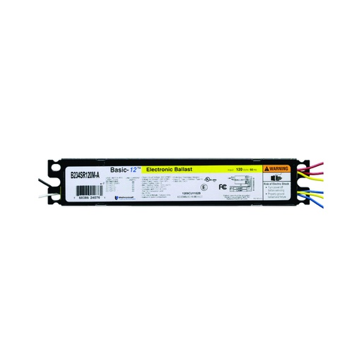 [ILU.06.111] [B234SR120M-A] UNIVERSAL Balastro 2X40W, 120V, T10/T12