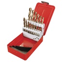 URREA Juego de 15 brocas con cobalto de 1/16"-1/2"