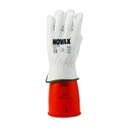 NOVAX Guantes de protección de cuero 10", clase 0, talla 11