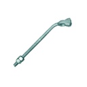 Perno de ojo de ⅝" x 10" Thimbleye curvo