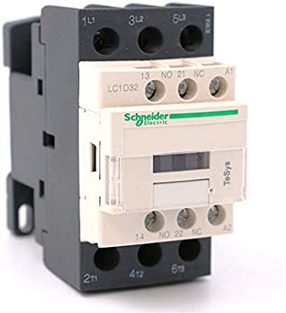 [AUT.01.286] [LC1D32FE7] Contactor 32A, 3P, bobina de 115V AC, AC-3 <=440V, 60HZ, 1NA+1NC, TeSys D