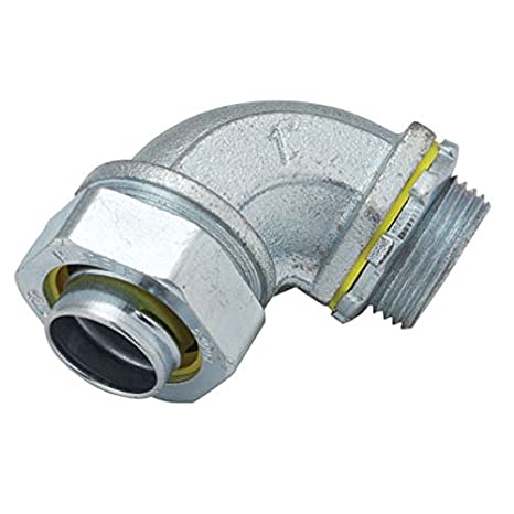 [CAN.08.010] [LT90-125] Conector BX de 1¼" con forro 90°