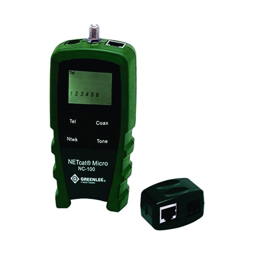 [HER.03.027] [NC-100] GREENLEE Probador digital de cable para voz, datos y video