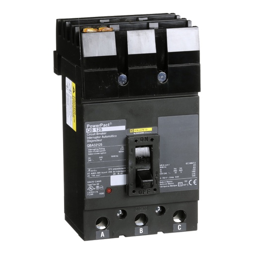 [DIS.01.516] Breaker termomagnético I-Line, QBA32125, 3P, 125A, 240V, 10kA