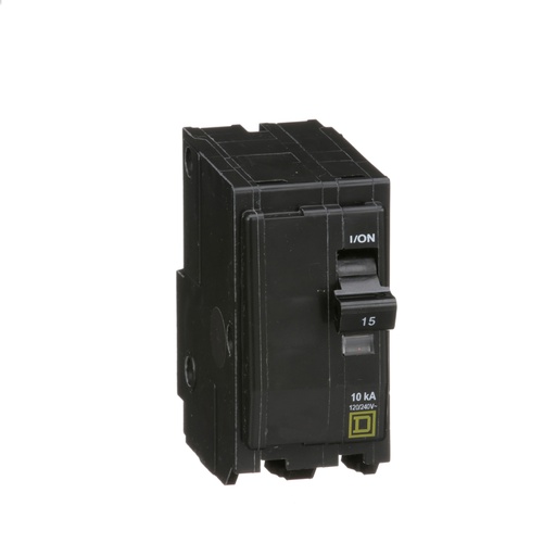 [DIS.01.344] Breaker termomagnético de enchufar QO215, 2P, 15A, 120/240V, 10kA