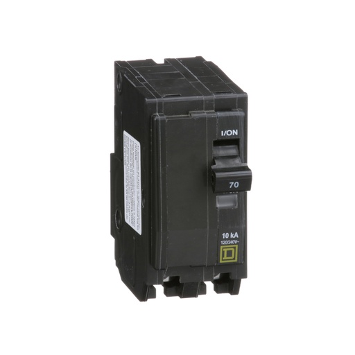 [DIS.01.351] Breaker termomagnético de enchufar QO270, 2P, 70A, 120/240V, 10kA