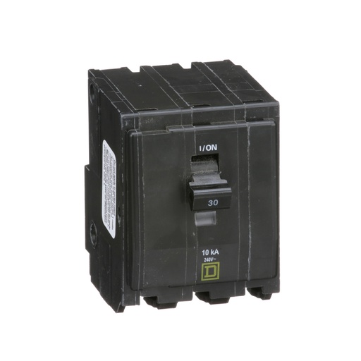 [DIS.01.357] [QO330] Breaker termomagnético de enchufar QO330, 3P, 30A, 120/240V, 10kA