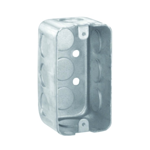 [CAN.01.041] [58371-3/4_UL] Caja rectangular KO ¾" profundidad 2"x4-1/8"x2-1/8"