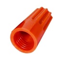 Conector tipo copa para cable amarillo naranja