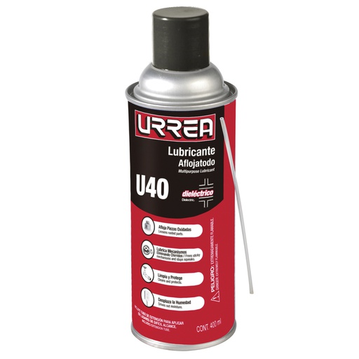 [HER.04.521] [U40] URREA Lubricante aflojatodo dieléctrico U40 400ml