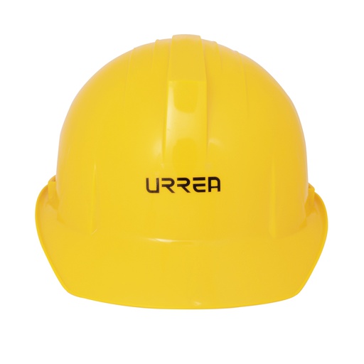 [HER.05.052] URREA Casco protector con ajuste de matraca amarillo