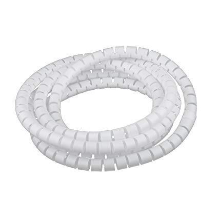 [COM.01.124] [DXN3411B] DEXSON Espiral plástico blanco de ¼" x 2 metros