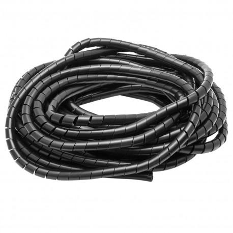 [COM.01.134] [DXN3418N] DEXSON Espiral plástico negro de ¼" x 5 metros