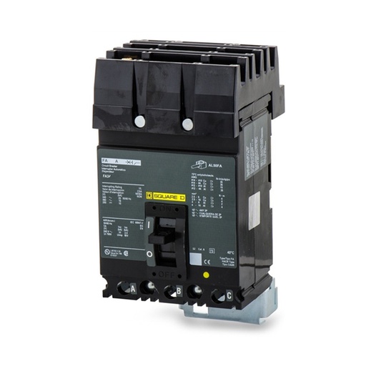 [DIS.01.318] [FA34050(OBSOLETO)] Breaker termomagnético I-Line FA34050, 3P, 50A, 480V, 18kA