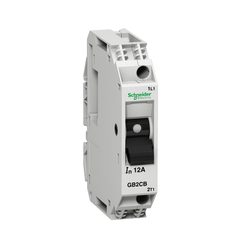 [AUT.01.467] [GB2CB16] Breaker termomagnético para riel DIN, GB2, 1P, 10A, Icu 1.5kA @ 240V, TeSys