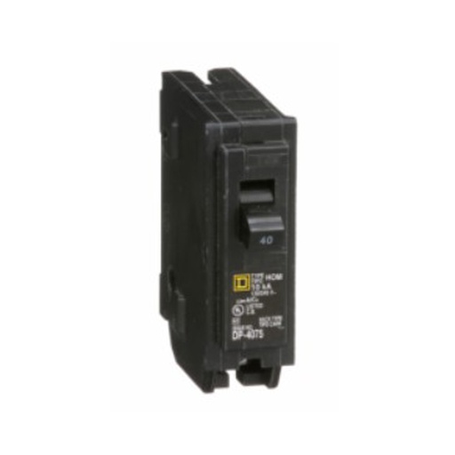 [DIS.06.052] Breaker termomagnético de enchufar HOM140, 1P, 40A, 120/240VAC, 10kA, HomeLine®