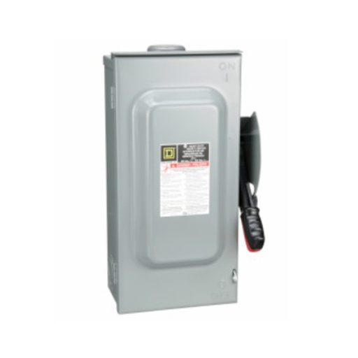 [DIS.01.571] [HU363] Interruptor de seguridad HU363, 3P, 100A, 600V, Nema 1