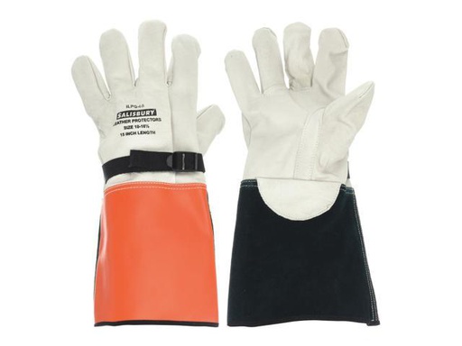 [HER.05.066] SALISBURY Guantes de cuero de protección ILPG6S, 15", talla9