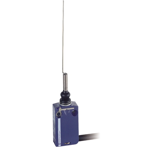 [AUT.02.079] [XCMD2106L1] Interruptor de final de carrera XCMD2106L1 con varilla de bigote de gato, 1NC + 1NO, cable 1 metro, OsiSense XC
