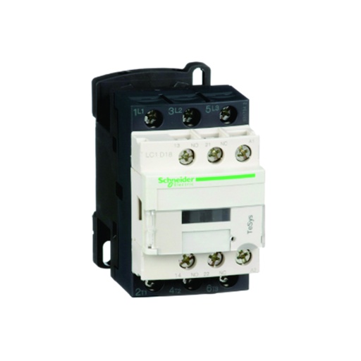 [AUT.01.280] Contactor 18A, 3P, bobina de 480V AC, AC-3 <=440V, 60HZ, 1NA+1NC, TeSys D