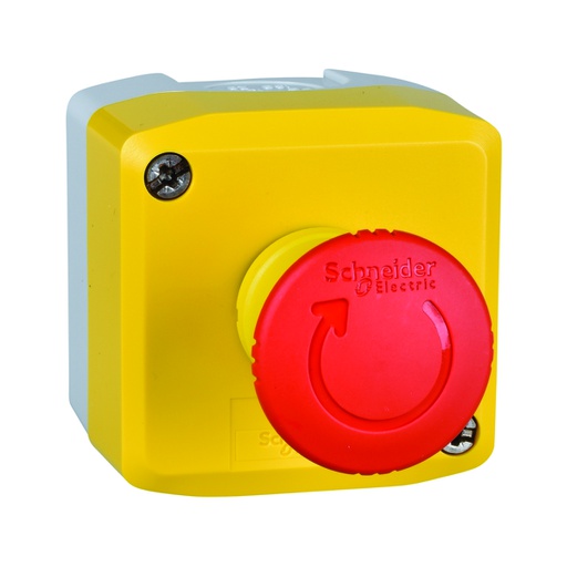 [AUT.04.066] [XALK174] Pulsador con función de parada de emergencia XALK174, 22mm,giratorio, para XB5, 1 NC, Harmony XALK