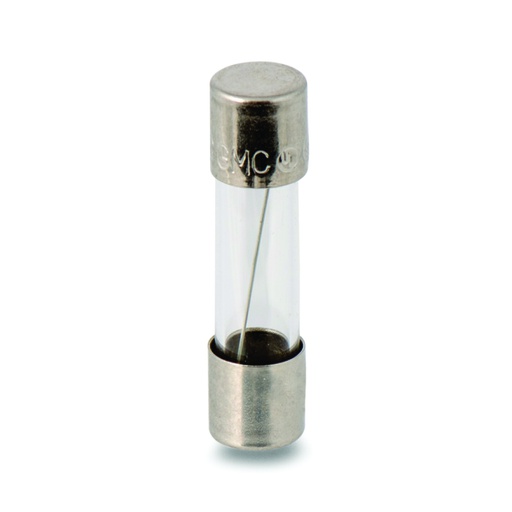 [AUT.01.428] [GMC63MA] BUSSMANN GMC-63MA Fusible CC cartucho de vidrio, 63mA, 250VAC, 5mm x 20mm