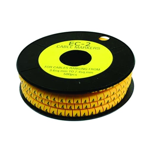 [AUT.01.523] [EC-2] Marcador para Cable 12-10 de 0 a 9, 100 unidades de cada dígito