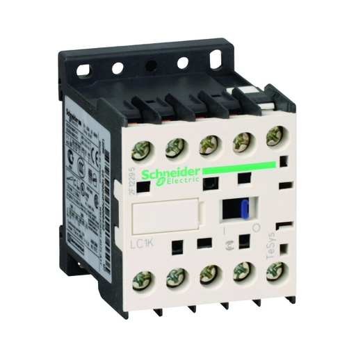 [AUT.01.536] [LC1-K1210G7] Mini contactor 12A, 3P, bobina de 120V AC, AC-3 <= 440V, 60HZ, 1NO auxiliar, TeSys K
