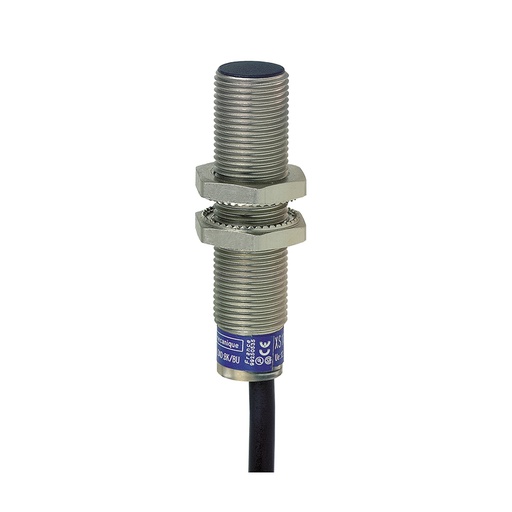 [AUT.02.037] [XS612B1NAL2] XS612B1NAL2 Sensor de proximidad inductivo XS6 M12, L53mm, metálico, Sn 4mm, 12→48VDC, cable 2 metros, OsiSense XS