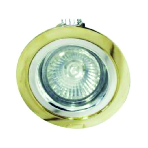 [ILU.01.1175] [046250056-DEPURADO] SYLVANIA Spot  DI-1014, 3.5" para MR16 50W máximo, 120V, color cromo y negro