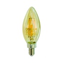 OSRAM Bombillo LED vintage candela dimmeable, 3.5W, 3500K, luz cálida